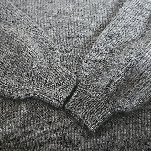 Style & Co. Knitted Long Sleeves Sweater Small Gray - Picture 10 of 16